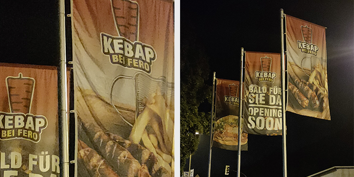 Kebap bei Fero - Mast flags