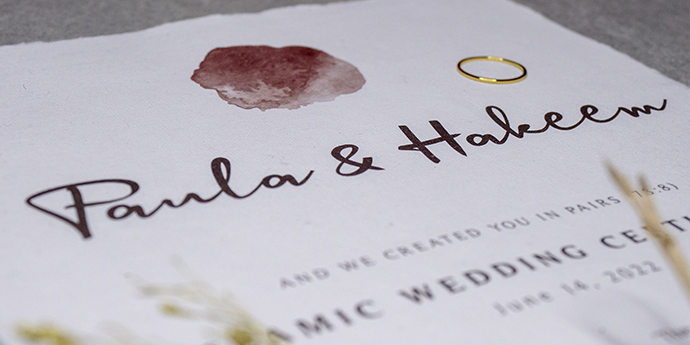 PAPIERlichkeit - English wedding certificate